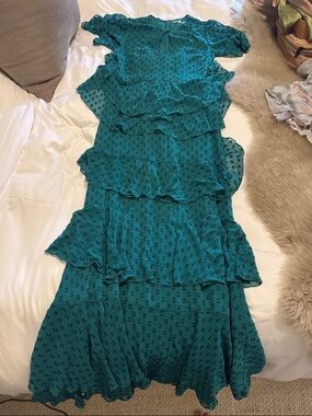 chinese dress ladies Tilly Tiered Maxi Dress in Toffee Brown main image 0